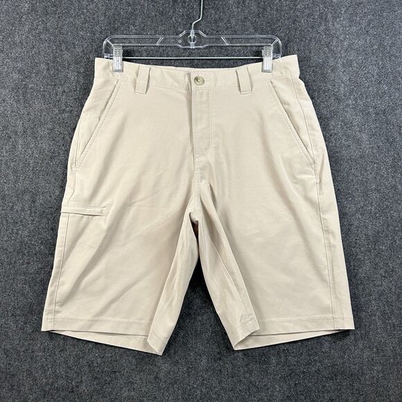 Columbia PFG Grander Marlin II Offshore Shorts Men’s 30 Khaki Fishing 10” Inseam - Picture 1 of 9